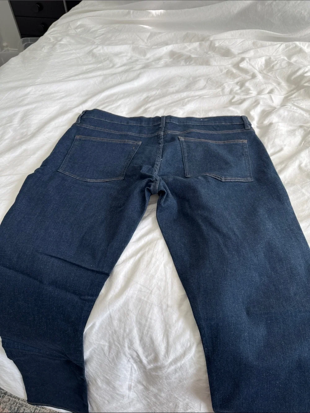J Crew Men's Dark Blue Denim Jeans - Slim Fit,Style 484,36 X 32